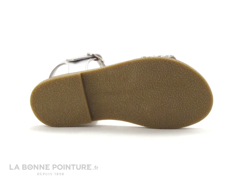 Wipop ROUGEIR Argent - Glitter - Sandale Brillante Fille 4 Wipop ROUGEIR Argent - Glitter - Sandale Brillante Fille – Image 4