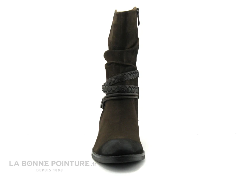 Marco Tozzi 2-25316-29 Cafe Comb - Bottine Femme Marron 2 Marco Tozzi 2-25316-29 Cafe Comb - Bottine Femme Marron – Image 2