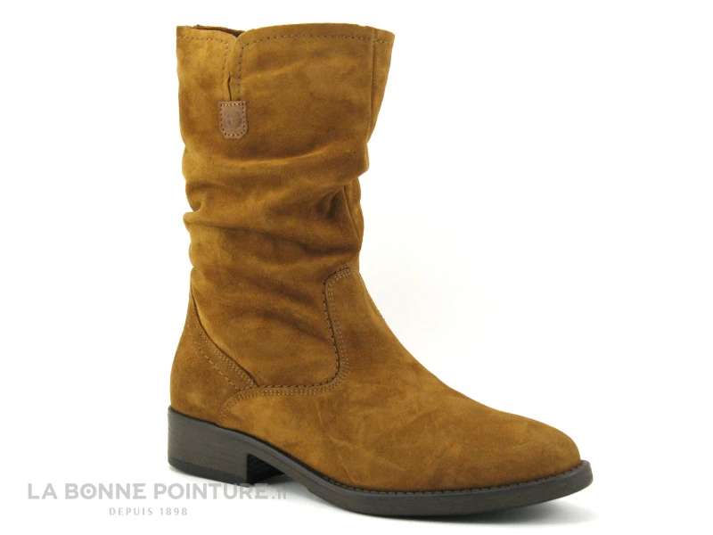 Tamaris 1-25480-27 Cognac - Bottine Femme Marron Clair 1 Tamaris 1-25480-27 Cognac - Bottine Femme Marron Clair
