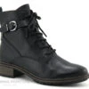 Tamaris 1-25856-29 Black - Bottine A Lacet Femme Cuir Noir