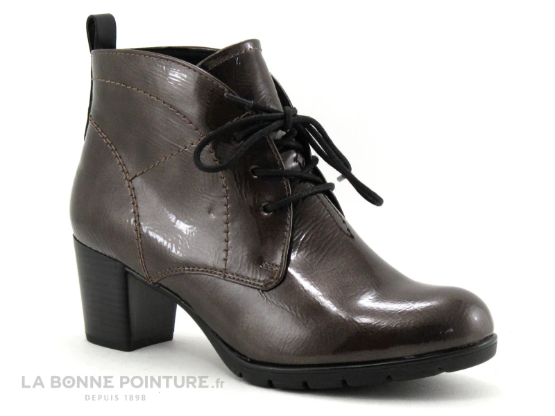 Marco Tozzi 2-25109-29 Pepper - Chaussure Montante Grise A Talon 1 Marco Tozzi 2-25109-29 Pepper - Chaussure Montante Grise A Talon