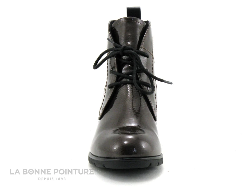 Marco Tozzi 2-25109-29 Pepper - Chaussure Montante Grise A Talon 2 Marco Tozzi 2-25109-29 Pepper - Chaussure Montante Grise A Talon – Image 2