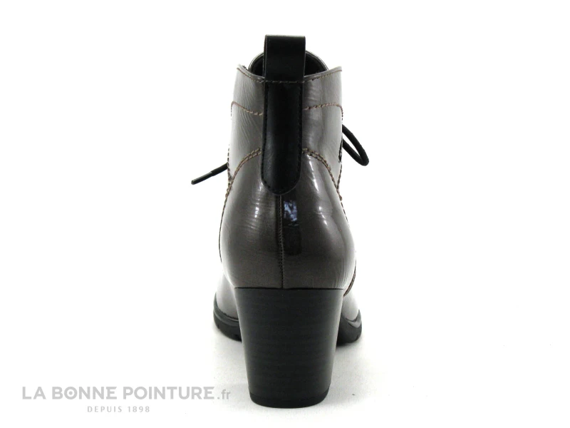 Marco Tozzi 2-25109-29 Pepper - Chaussure Montante Grise A Talon 4 Marco Tozzi 2-25109-29 Pepper - Chaussure Montante Grise A Talon – Image 4