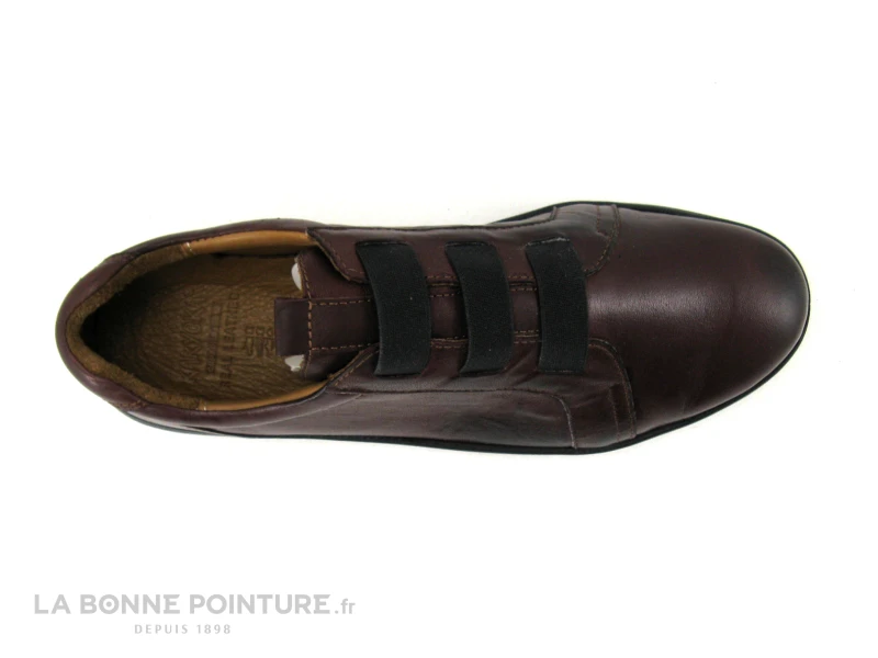 Karyoka DENIM Bordeaux - Elastique - Chaussure Basse Femme 6 Karyoka DENIM Bordeaux - Elastique - Chaussure Basse Femme – Image 6