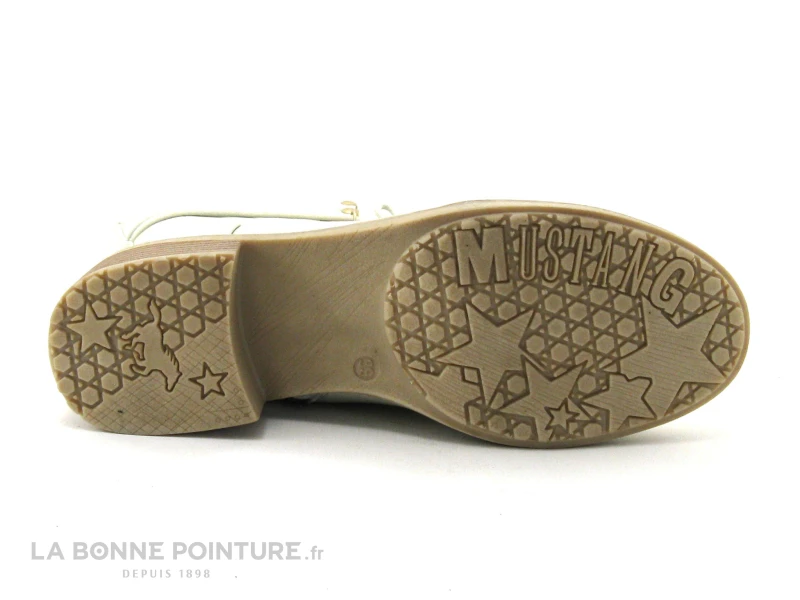 Mustang 1402 501 203 Glace - Bottine Blanche Femme 7 Mustang 1402 501 203 Glace - Bottine Blanche Femme – Image 7