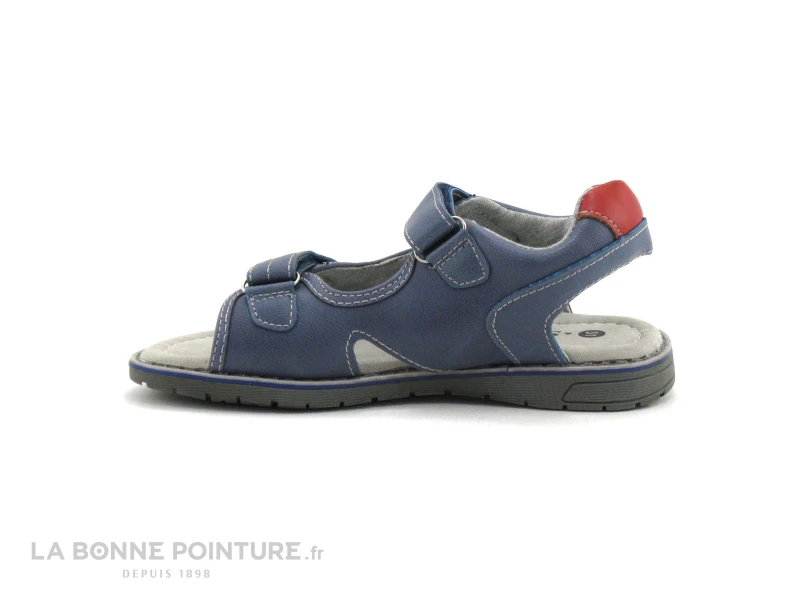 Sprox 387930 Bleu Rouge - Sandale Velcro GARCON 2 Sprox 387930 Bleu Rouge - Sandale Velcro GARCON – Image 2