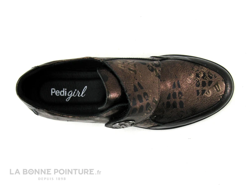 Pedi Girl DEMBA Marron Bronze - Chaussure Confort Femme Avec Scratch 6 Pedi Girl DEMBA Marron Bronze - Chaussure Confort Femme Avec Scratch – Image 6