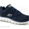 Skechers Track Front Runner Bleu Marine - Basket Sport Homme