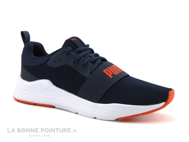 Puma WIRED RUN Bleu Marine - Basket Sport JR 5 Puma WIRED RUN Bleu Marine - Basket Sport JR – Image 5