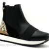 GiosEppo 64340-LUNNER - Noir - Contrefort Leopard - Boots F