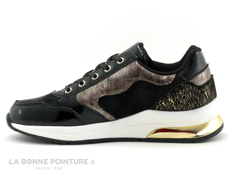 The Divine Factory AP4014 - Noir - Or - Basket Mode Femme 2 The Divine Factory AP4014 - Noir - Or - Basket Mode Femme – Image 2