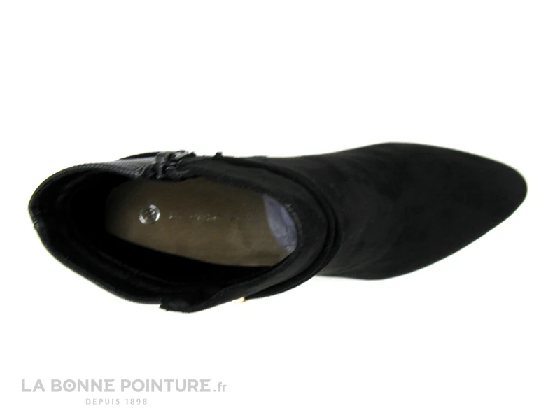 The Divine Factory QL4522 Noir - Bottine Pointue Talon Haut 4 The Divine Factory QL4522 Noir - Bottine Pointue Talon Haut – Image 4