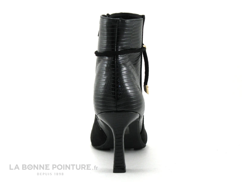 The Divine Factory QL4522 Noir - Bottine Pointue Talon Haut 3 The Divine Factory QL4522 Noir - Bottine Pointue Talon Haut – Image 3