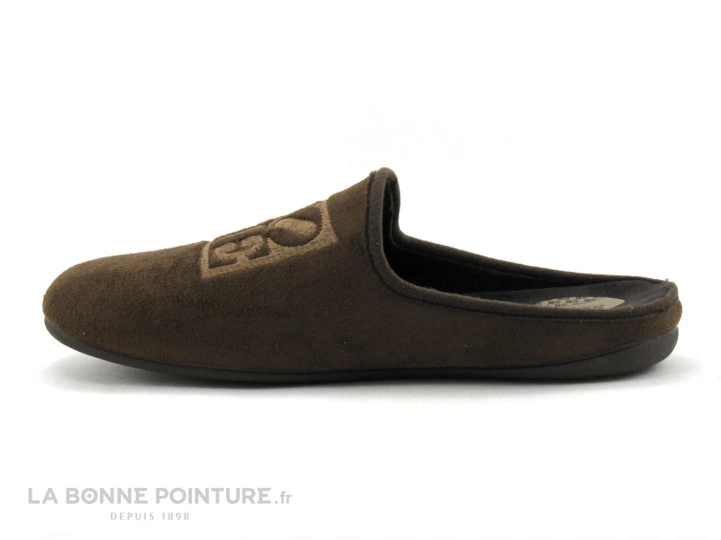Selkis 20524 Marron - Home - Pantoufle Mule Homme 2 Selkis 20524 Marron - Home - Pantoufle Mule Homme – Image 2