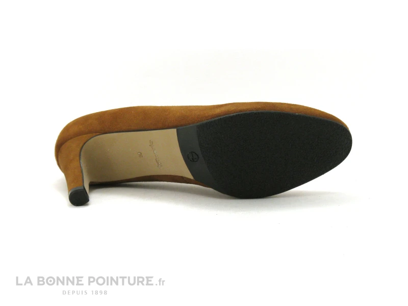 Tamaris 1-22414-25 Cognac - Escarpin Cuir Velours Marron 7 Tamaris 1-22414-25 Cognac - Escarpin Cuir Velours Marron – Image 7