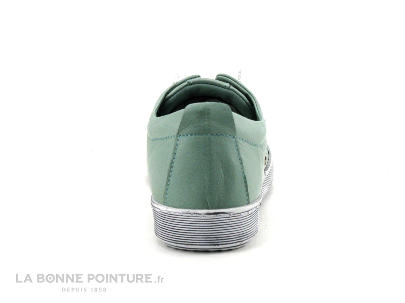 Andrea Conti 0347891-208 Peppermint - Basket Femme Cuir Vert 4 Andrea Conti 0347891-208 Peppermint - Basket Femme Cuir Vert – Image 4