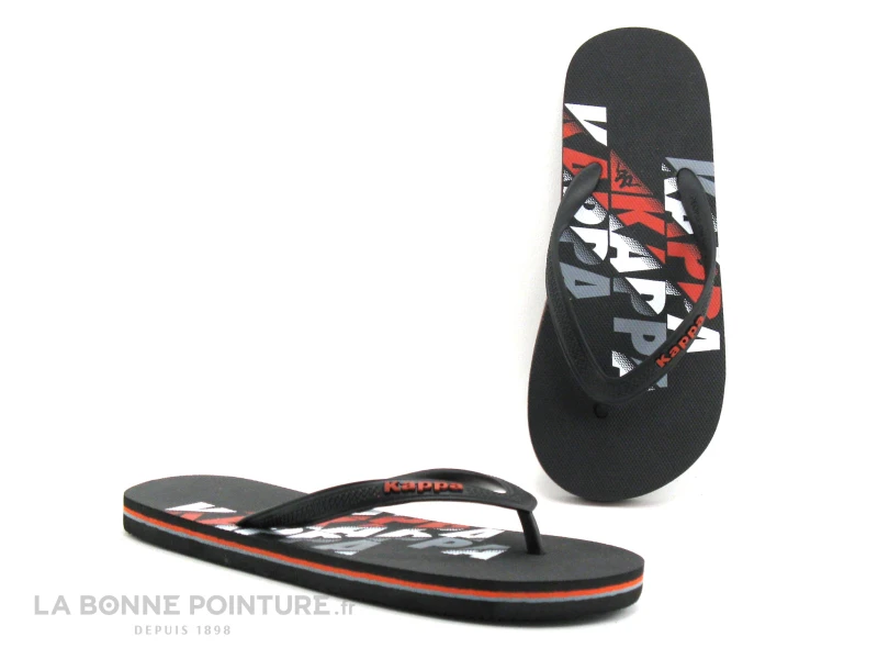 Kappa ALDAN Man - Noir Rouge - Tong Homme 1 Kappa ALDAN Man - Noir Rouge - Tong Homme