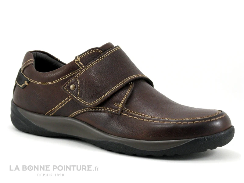 Arima OSVALD Coffee - Chaussure Homme Cuir Marron - Bride Velcro 1 Arima OSVALD Coffee - Chaussure Homme Cuir Marron - Bride Velcro