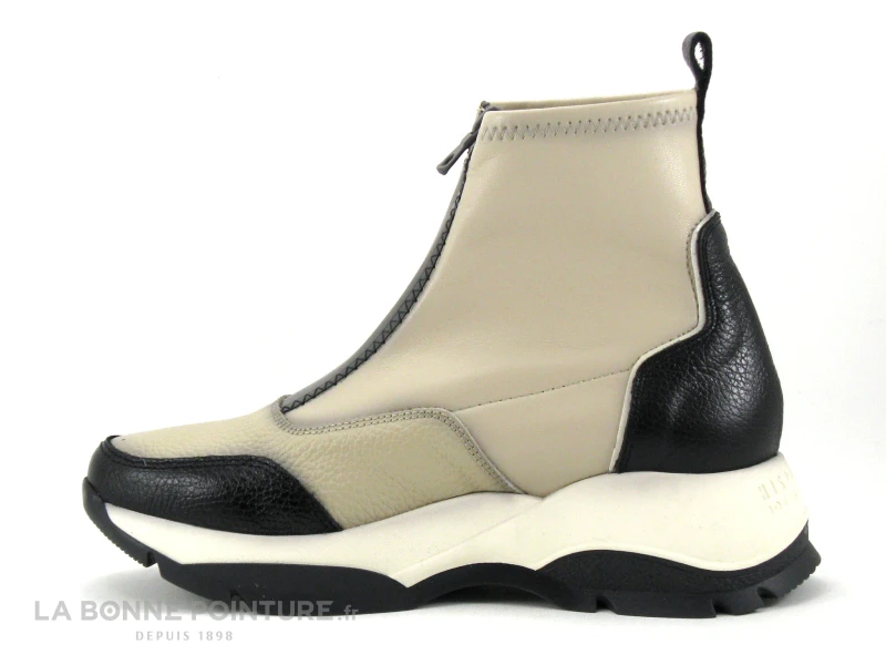 Hispanitas BOLERO HI211785 - Beige - Noir - Zip Dessus - Bottine Femme 3 Hispanitas BOLERO HI211785 - Beige - Noir - Zip Dessus - Bottine Femme – Image 3