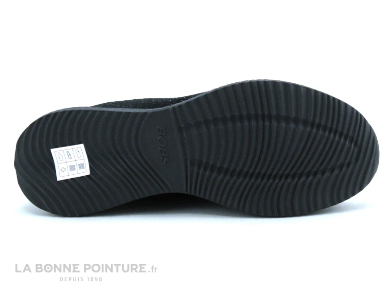 Skechers 32502 Bobs Squad Total Glam - Basket Noire Femme 6 Skechers 32502 Bobs Squad Total Glam - Basket Noire Femme – Image 6