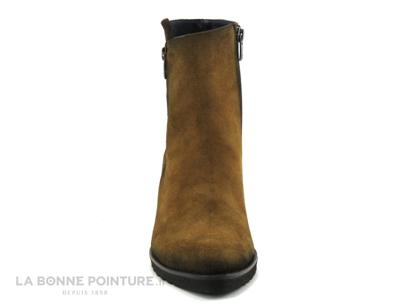 Dorking THAIS D8896 Calf Crusca - 2 Zips - Boots Marron Talon Haut 2 Dorking THAIS D8896 Calf Crusca - 2 Zips - Boots Marron Talon Haut – Image 2