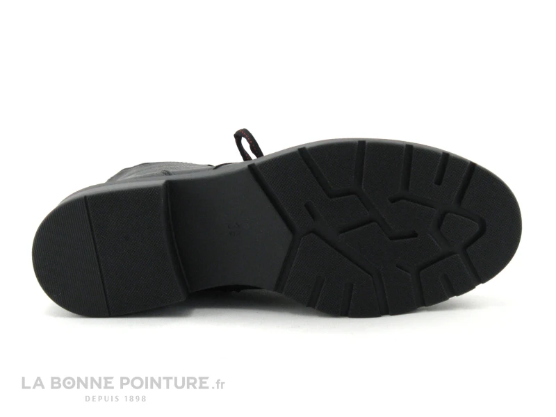 Marco Tozzi 2-25230-27 Black Antic - Bottine Noire - Lacet Noir Et Rouge 7 Marco Tozzi 2-25230-27 Black Antic - Bottine Noire - Lacet Noir Et Rouge – Image 7