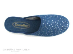 Semelflex COLETTE - Bleu Jeans - Pois Argent - Pantoufle Mule Femme -France Chaussure Soldes 2024 cd24607c73b9e66c561f35ea11d5d5ef img 3993.jpg 133367
