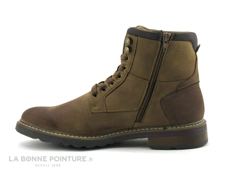 Enzo Marconi-V9813 Brown - Boots Homme Marron Fonce 3 Enzo Marconi-V9813 Brown - Boots Homme Marron Fonce – Image 3