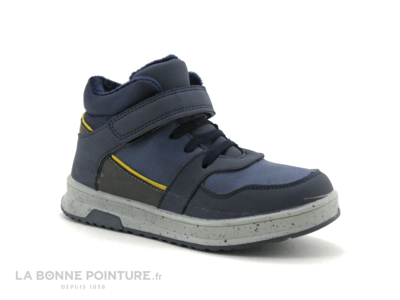Happy Bee B843890 Navy - Basket Montante Enfant Bleu Marine 5 Happy Bee B843890 Navy - Basket Montante Enfant Bleu Marine – Image 5