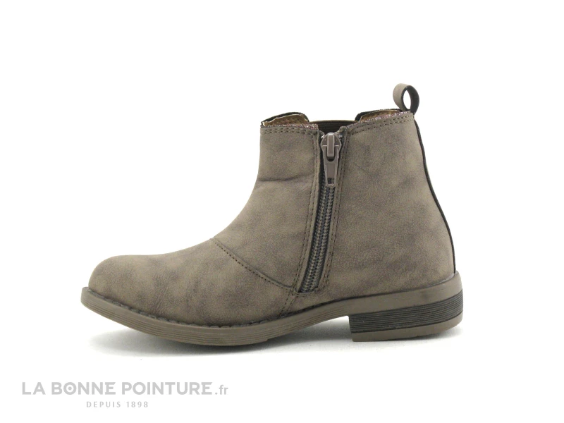 Chipie 577-04-030 Beige - Lisere Paillete - Boots Fille 2 Chipie 577-04-030 Beige - Lisere Paillete - Boots Fille – Image 2