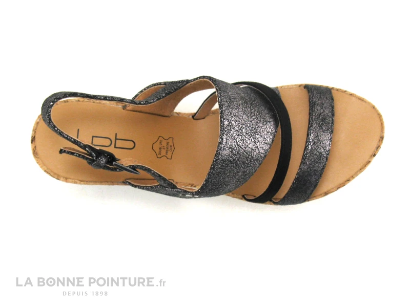 Les Ptites Bombes JULIETTE - Compense Gris - Sandale 6 Les Ptites Bombes JULIETTE - Compense Gris - Sandale – Image 6