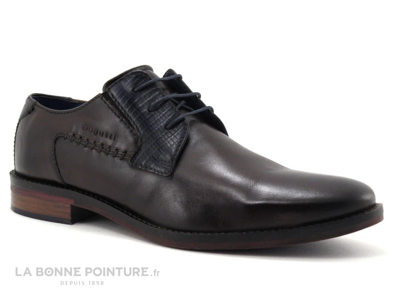 Bugatti 311-64612-3511 - Brown Dark Blue - Chaussure Habillee Marron 1 Bugatti 311-64612-3511 - Brown Dark Blue - Chaussure Habillee Marron