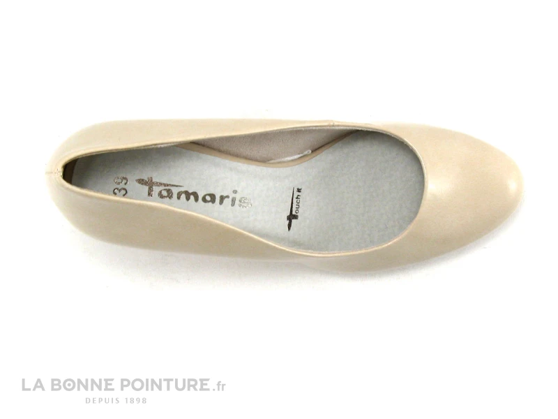 Tamaris 1-22444-22 Cream Patent - Escarpin Verni Beige 6 Tamaris 1-22444-22 Cream Patent - Escarpin Verni Beige – Image 6