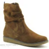 Dees Shoes CADORA Camel - Tige Plissee - Bottine Femme