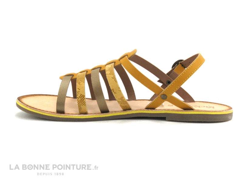Kickers DIXON Jaune Serpent - 695571-30-73 - Sandale 3 Kickers DIXON Jaune Serpent - 695571-30-73 - Sandale – Image 3