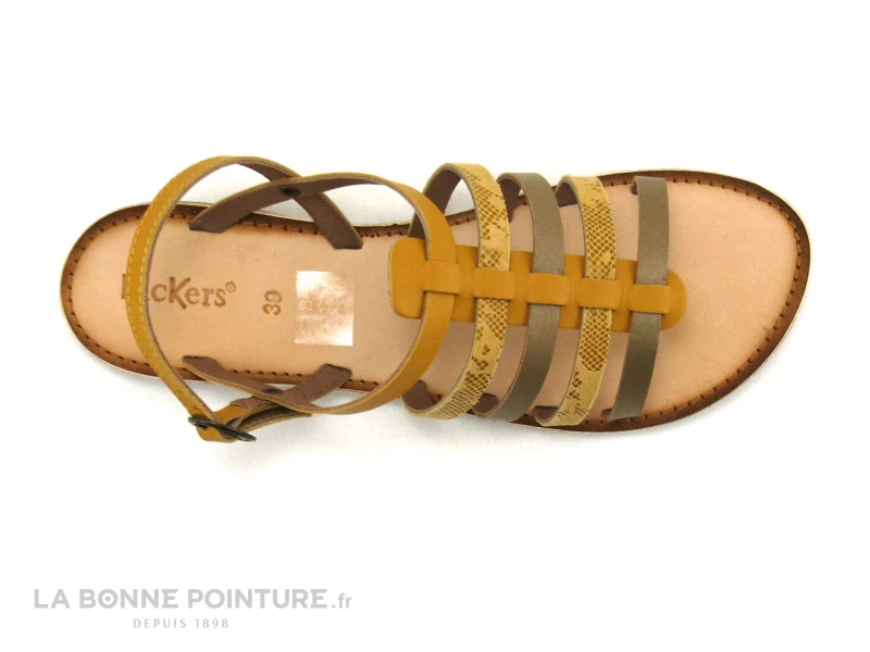 Kickers DIXON Jaune Serpent - 695571-30-73 - Sandale 6 Kickers DIXON Jaune Serpent - 695571-30-73 - Sandale – Image 6