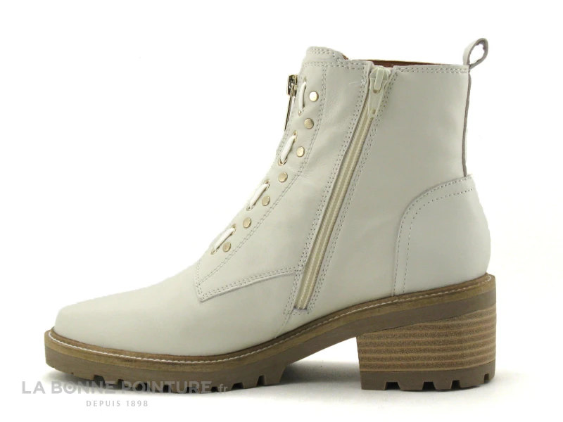 MamZelle QUITO Ecru - Bottine Talon Large Blanc Casse 3 MamZelle QUITO Ecru - Bottine Talon Large Blanc Casse – Image 3