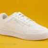 Puma CAVEN JR 382056-01 White - Basket Basse Blanche