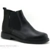 Bopy SELISOU Noir - Boots Chelsea Fille Avec Zip