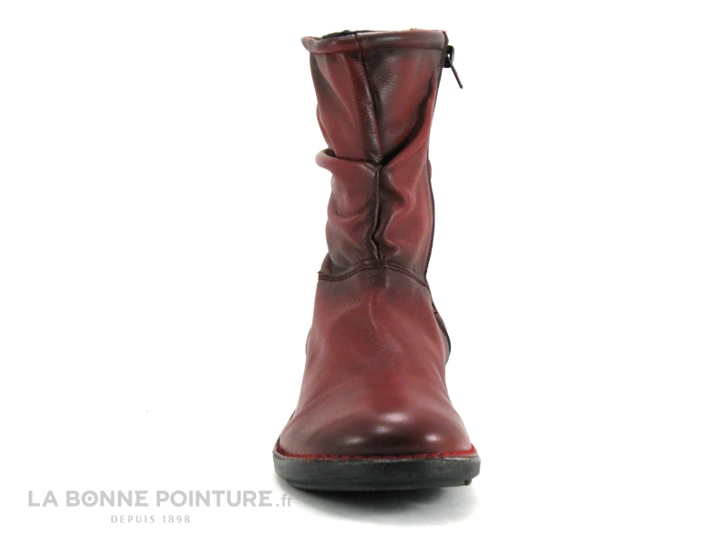 Brans 13639 Cherry - Bottine Femme Rouge-bordeaux 2 Brans 13639 Cherry - Bottine Femme Rouge-bordeaux – Image 2