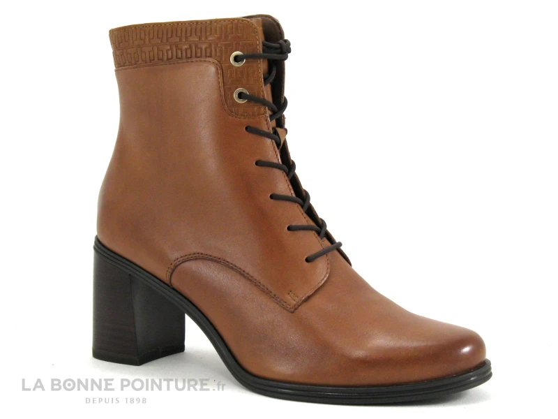 Tamaris 1-25110-29 Nut - Bottine Marron Clair - Talon Haut 5 Tamaris 1-25110-29 Nut - Bottine Marron Clair - Talon Haut – Image 5