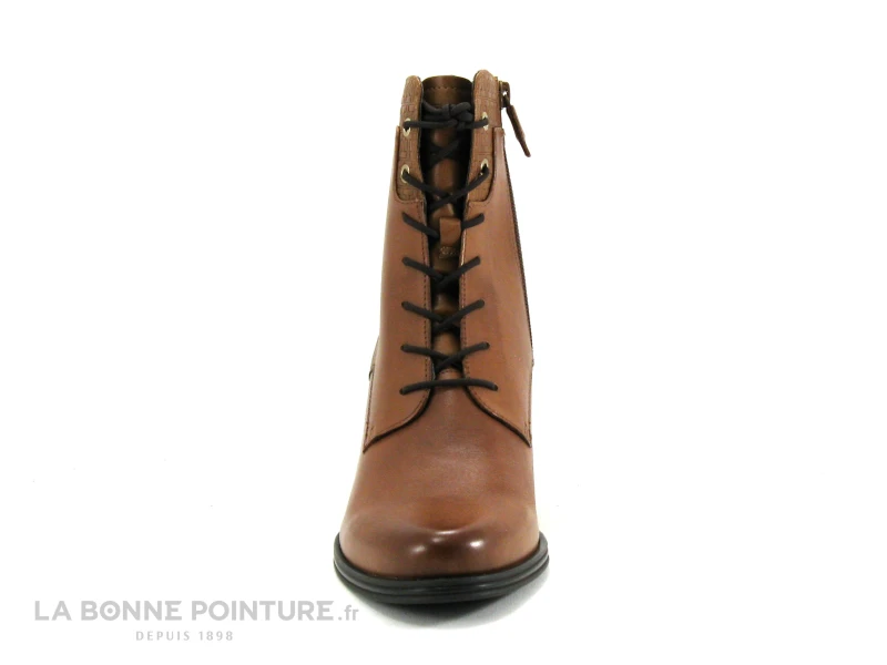 Tamaris 1-25110-29 Nut - Bottine Marron Clair - Talon Haut 2 Tamaris 1-25110-29 Nut - Bottine Marron Clair - Talon Haut – Image 2