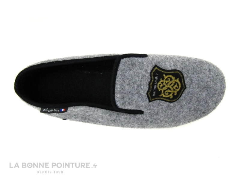 Airplum WOLF Gris - Chausson Souple Homme 2 Airplum WOLF Gris - Chausson Souple Homme – Image 2