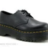 Dr. Martens Dr Martens 1461 QUAD Black Polished Smooth - 25567001 - Derbi Plateforme