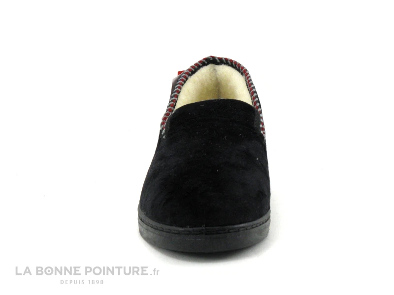 Fargeot GERMAIN Noir - Charentaise Homme Interieur Laine 2 Fargeot GERMAIN Noir - Charentaise Homme Interieur Laine – Image 2