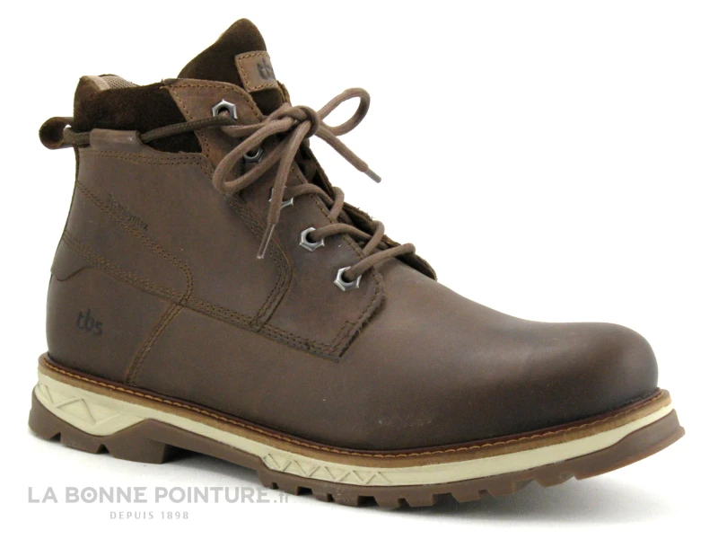 TBS MRICQUE A8095 - Tan - Bottillon Cuir Marron Homme 1 TBS MRICQUE A8095 - Tan - Bottillon Cuir Marron Homme