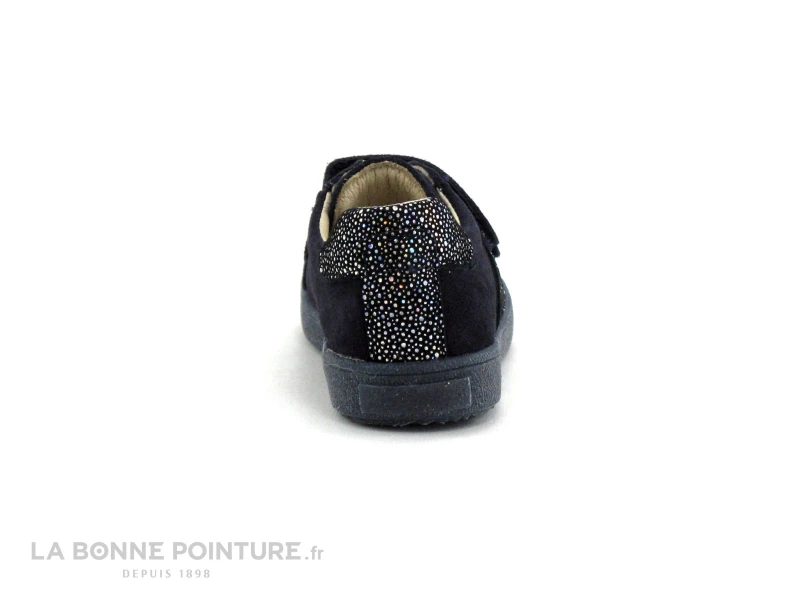 Bopy SIJAMAVEL - Bleu Marine - Argent - Basket Velcro Fille 4 Bopy SIJAMAVEL - Bleu Marine - Argent - Basket Velcro Fille – Image 4