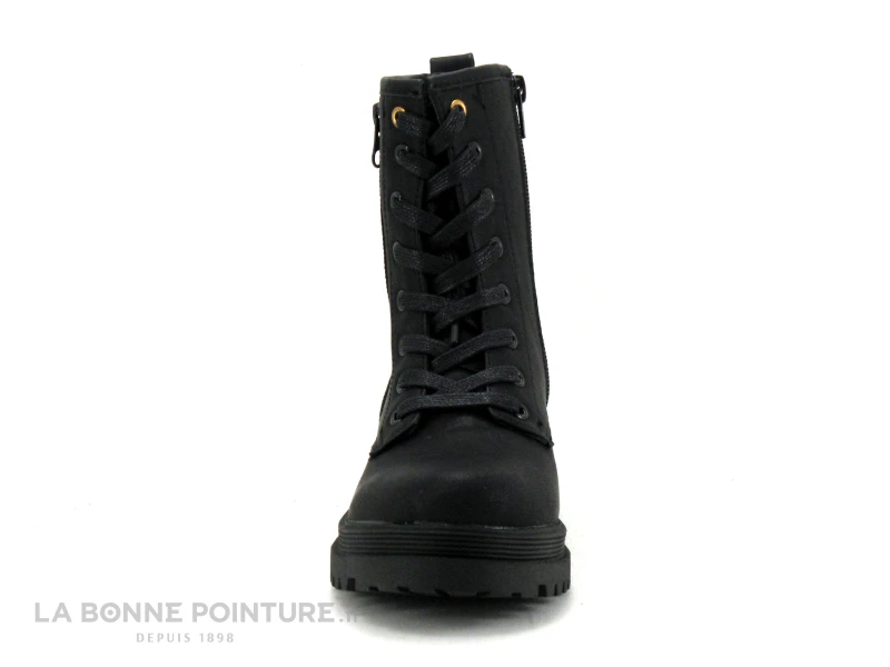 Lilybellule ISSEL Noir 9480 - Bottine Fille Lacet Et Zip 2 Lilybellule ISSEL Noir 9480 - Bottine Fille Lacet Et Zip – Image 2