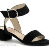 Vidi Studio GRINGA Noir - Nu-pieds Mode Femme