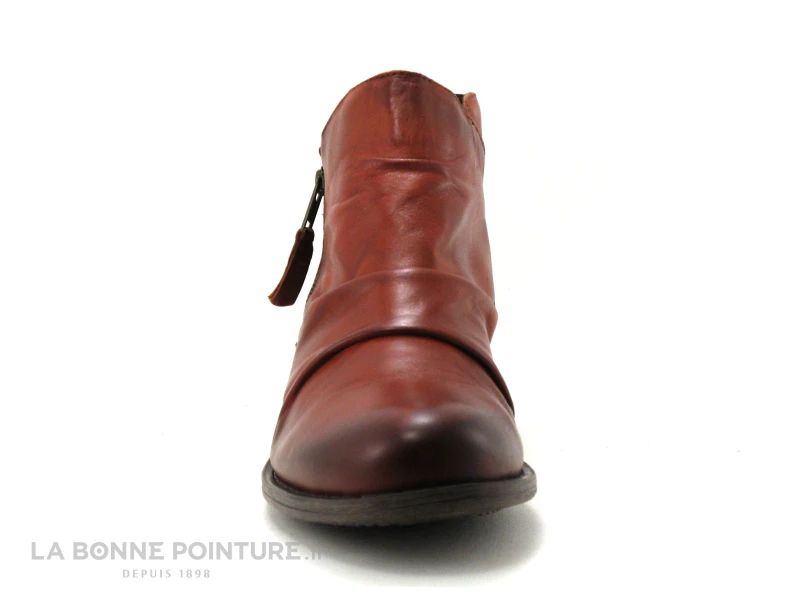 Lou Kristensen IB2099 Brick Antic Burnish - Bottine Orange Brique 2 Lou Kristensen IB2099 Brick Antic Burnish - Bottine Orange Brique – Image 2